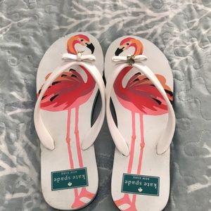 Kate Spade Flamingo Flip Flops